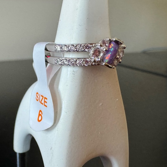 BP Sterling Ring with Lilac Opal (RBP 5711) - Picture 8 of 11